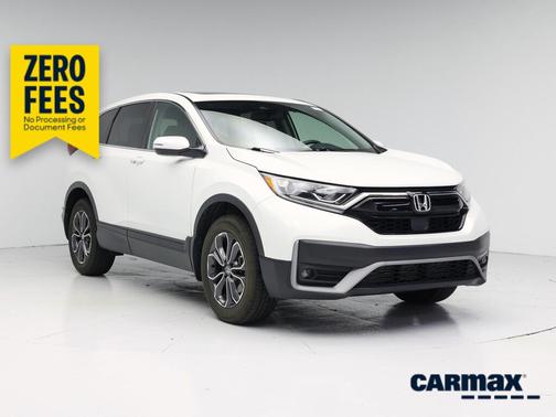 White 2021 Honda CR-V EX-L