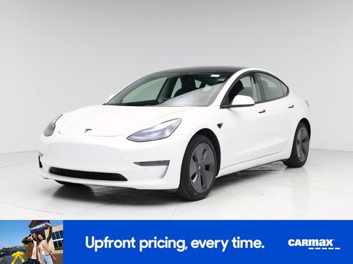 White 2021 Tesla Model 3 Standard Range Plus