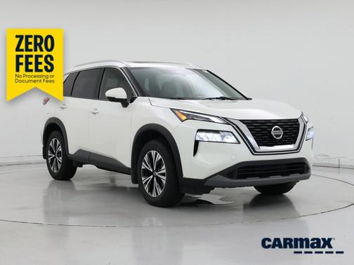 White 2021 Nissan Rogue SV