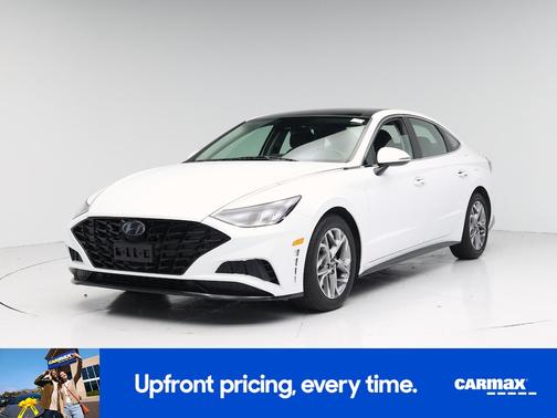 White 2020 Hyundai SONATA SEL