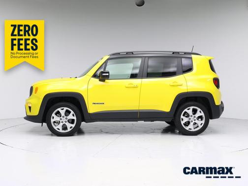 Yellow 2023 Jeep Renegade Limited