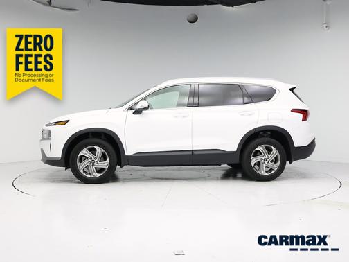 White 2023 Hyundai SANTA FE SE