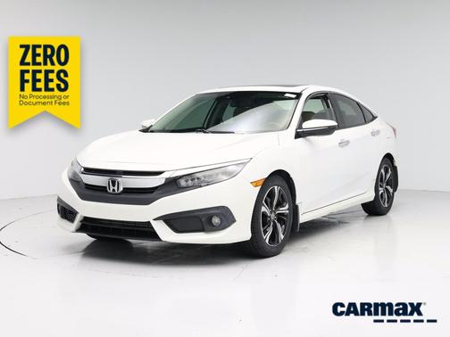 White 2018 Honda Civic Touring