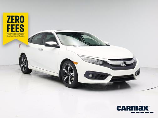 White 2018 Honda Civic Touring