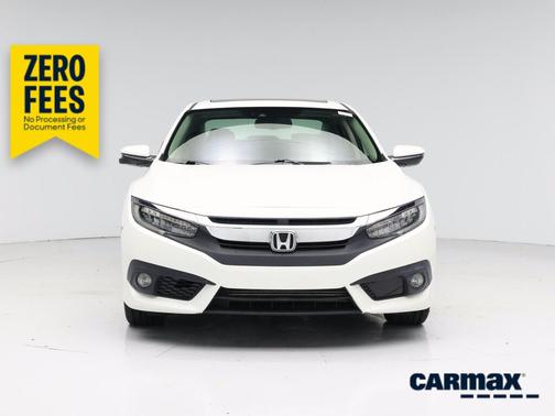 White 2018 Honda Civic Touring