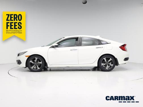 White 2018 Honda Civic Touring