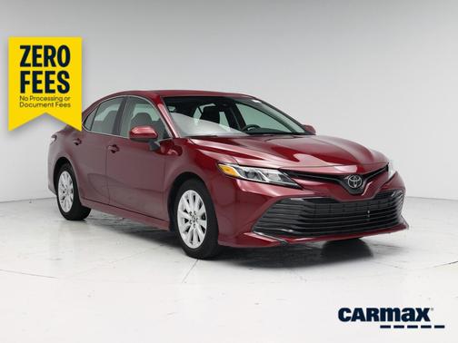 Red 2019 Toyota Camry LE