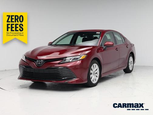 Red 2019 Toyota Camry LE