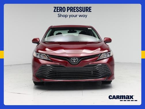Red 2019 Toyota Camry LE