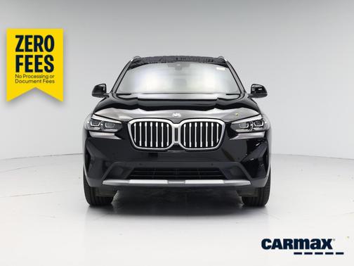 Black 2022 BMW X3 XDrive30i
