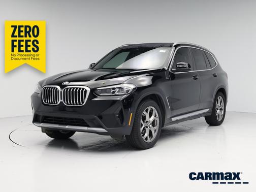 Black 2022 BMW X3 XDrive30i