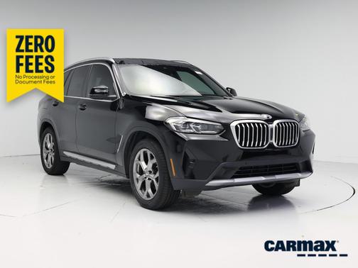 Black 2022 BMW X3 XDrive30i