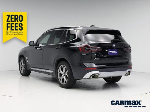 Black 2022 BMW X3 XDrive30i