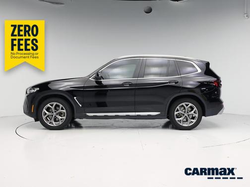 Black 2022 BMW X3 XDrive30i