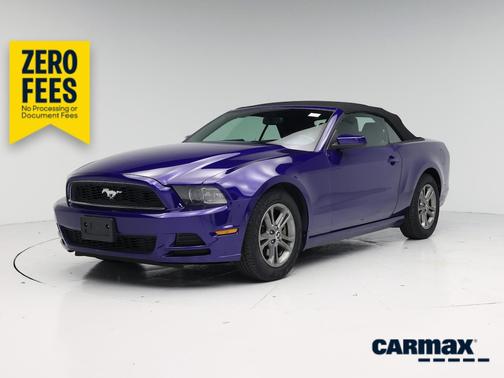 Blue 2014 Ford Mustang Premium
