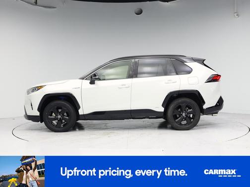 White 2020 Toyota RAV4 Hybrid XSE