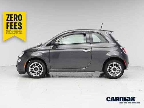 Gray 2015 FIAT 500 Pop