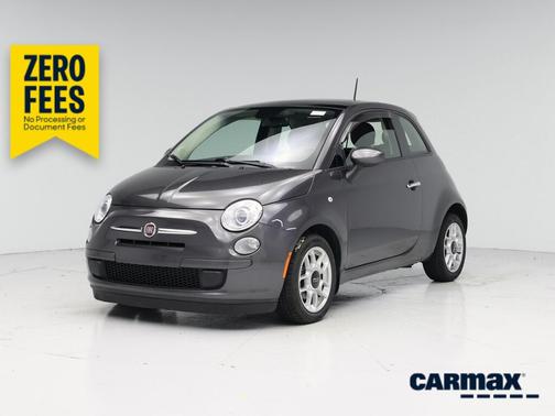 Gray 2015 FIAT 500 Pop