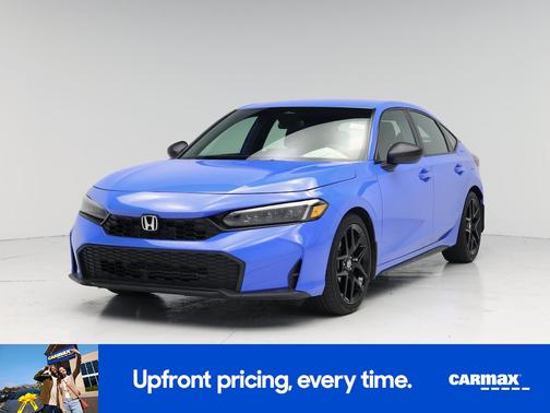 Blue 2025 Honda Civic Sport