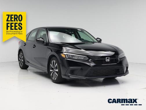 Black 2023 Honda Civic EX
