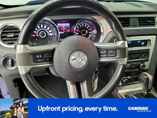 Blue 2014 Ford Mustang Premium