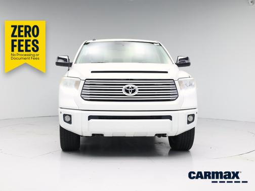 White 2017 Toyota Tundra Platinum