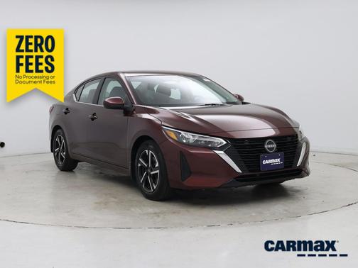 Burgundy 2024 Nissan Sentra SV