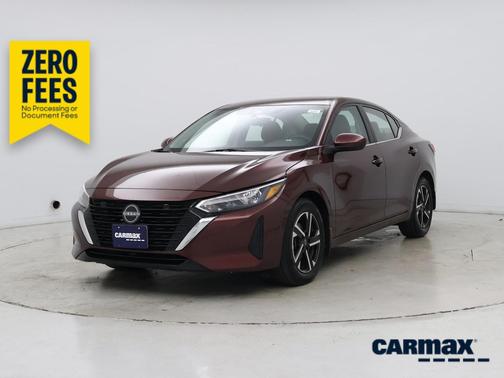 Burgundy 2024 Nissan Sentra SV