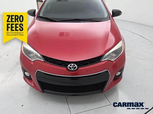Red 2016 Toyota Corolla S