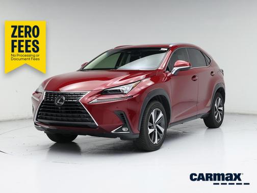 Red 2019 Lexus NX 300