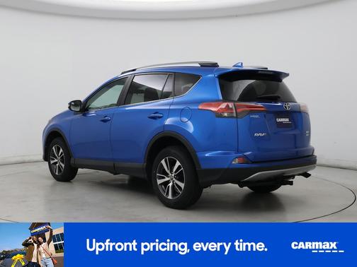 Blue 2017 Toyota RAV4 XLE
