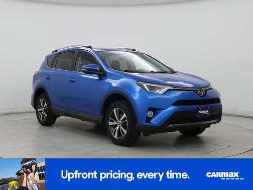 Blue 2017 Toyota RAV4 XLE