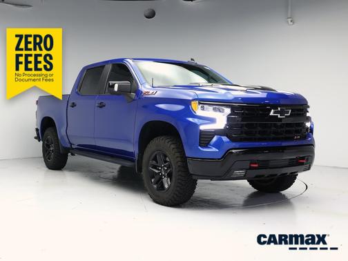 Blue 2022 Chevrolet Silverado 1500 LT Trail Boss