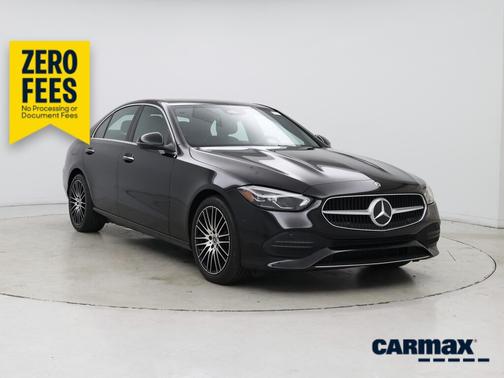 Black 2025 Mercedes-Benz C-Class