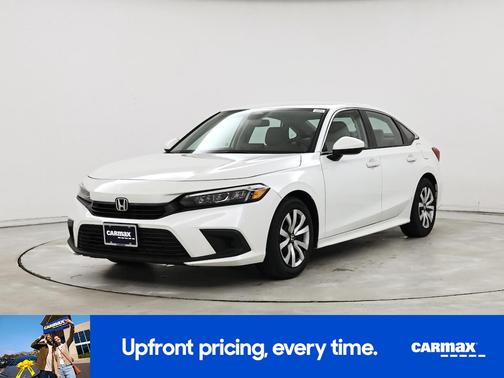 White 2022 Honda Civic LX