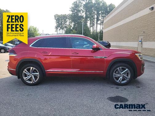 Red 2024 Volkswagen Atlas Cross Sport SEL R-Line