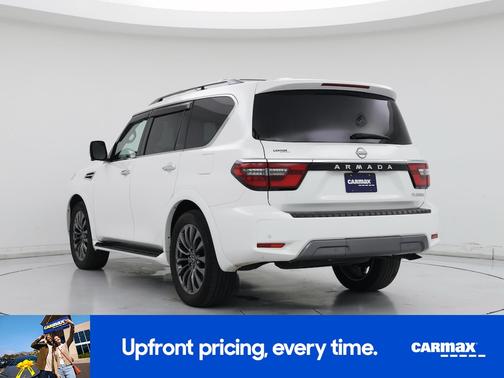 White 2023 Nissan Armada Platinum