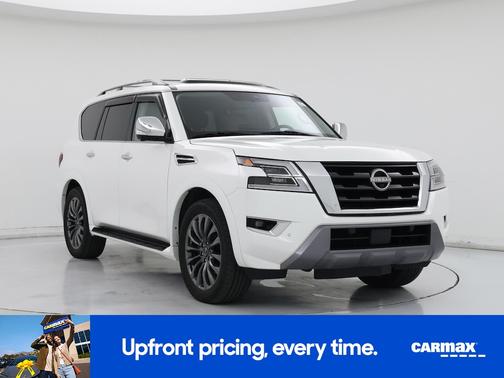 White 2023 Nissan Armada Platinum