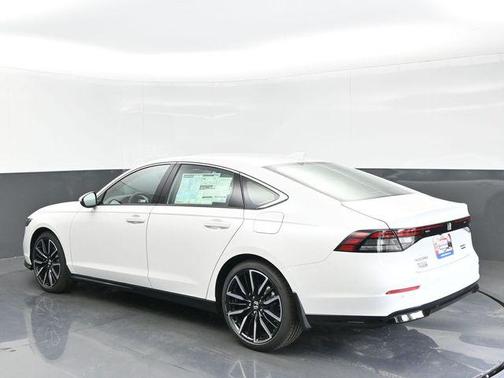 Platinum White Pearl 2025 Honda Accord Hybrid Touring