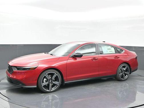 Radiant Red Metallic 2025 Honda Accord Hybrid Sport