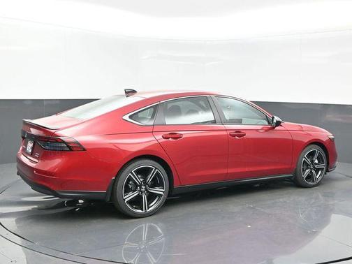 Radiant Red Metallic 2025 Honda Accord Hybrid Sport