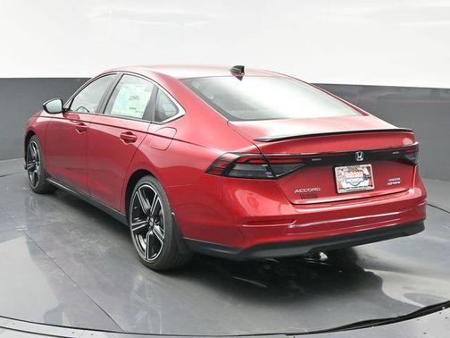 Radiant Red Metallic 2025 Honda Accord Hybrid Sport