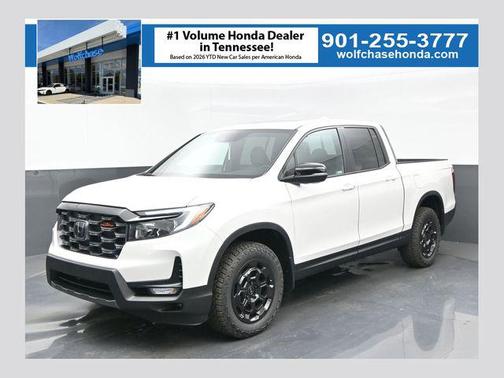 Platinum White Pearl 2026 Honda Ridgeline TrailSport+