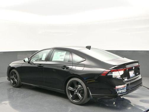 Crystal Black Pearl 2025 Honda Accord Hybrid Sport-L
