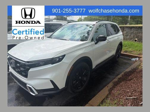 White 2023 Honda CR-V Hybrid Sport Touring AWD