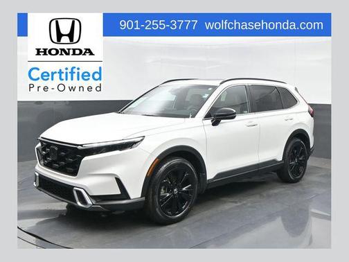 White 2023 Honda CR-V Hybrid Sport Touring AWD