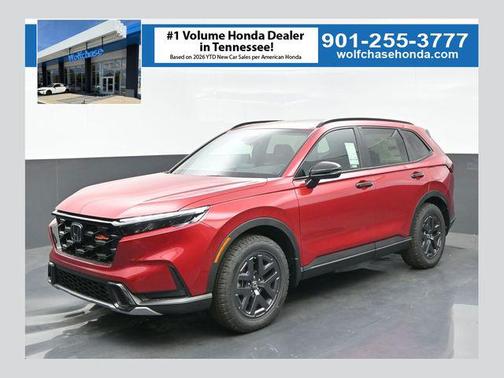 Radiant Red Metallic 2026 Honda CR-V Hybrid TrailSport AWD