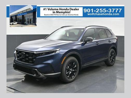 Canyon River Blue Metallic 2026 Honda CR-V Hybrid Sport AWD