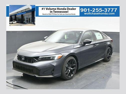 Meteorite Gray Metallic 2026 Honda Civic Sport