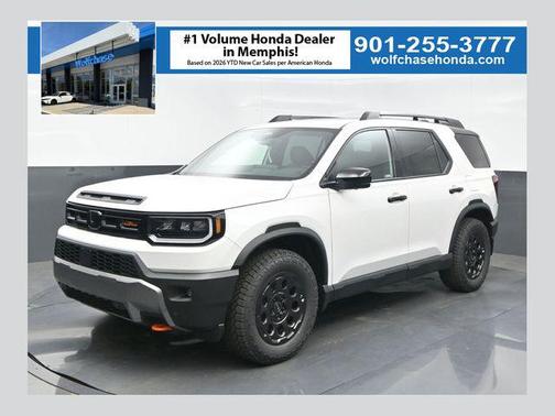 Platinum White Pearl 2026 Honda Passport TrailSport Elite Blackout
